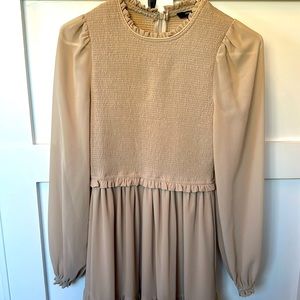 Beige Midi Dress